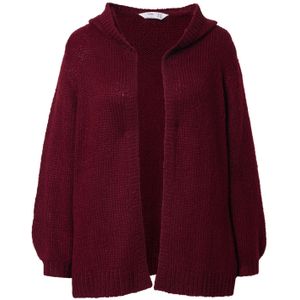 Angel of Style Gebreid vest  wijnrood