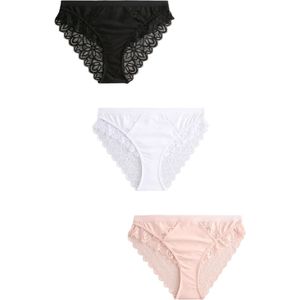 Next Slip  rosa / zwart / wit