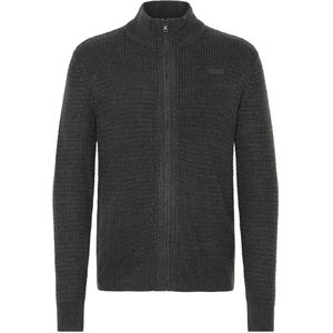 BLEND Gebreid vest ' BHMPattix '  lichtgrijs