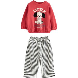 Next Set  beige / rood / zwart / wit