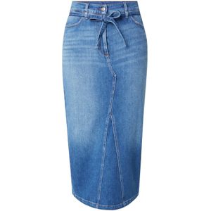 Persona by Marina Rinaldi Rok 'MARAT'  blauw denim