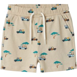 NAME IT Broek 'NMMJivan'  lichtblauw / bruin / greige / petrol