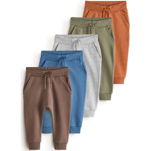 Next Broek  royal blue/koningsblauw / ombergrijs / grijs gemêleerd / groen / oranje