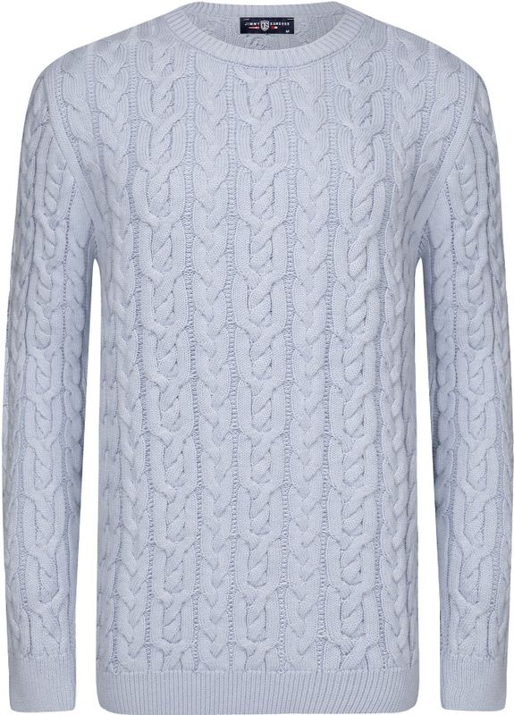 Jimmy Sanders - Ronde Hals Trui - Heren - Babyblauw