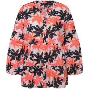 Ulla Popken Blouse  bruin / lichtoranje