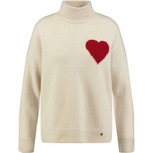 Key Largo Trui 'Tender'  crème / rood