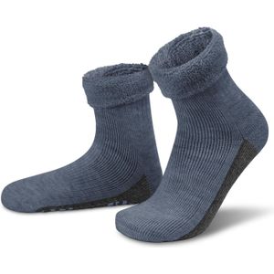 normani Sokken  kobaltblauw / duifblauw