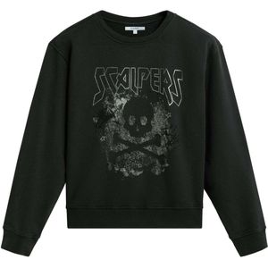 Scalpers Sweatshirt  grijs / zwart