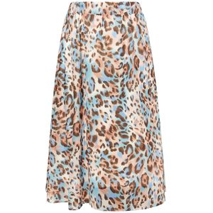 faina Rok  ivoor / hemelsblauw / bruin / perzik