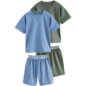 Next Nachtkledij  hemelsblauw / donkergroen