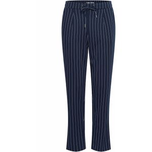 Fransa Bandplooibroek 'Blenda'  navy / wit