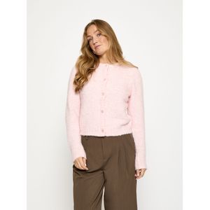Peppercorn Gebreid vest 'Liss Cardigan'  pink