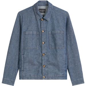 Marc O'Polo - Regular Fit Jeansjack - Mêlee - Katoenmix