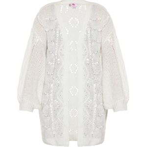 MYMO Gebreid vest  wit