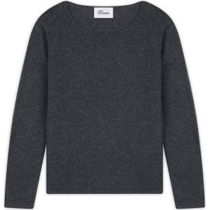 JUST CASHMERE Trui 'Vivian'  antraciet