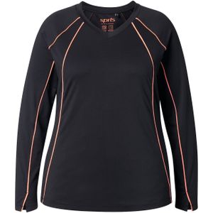 Ulla Popken Shirt  oranje / zwart