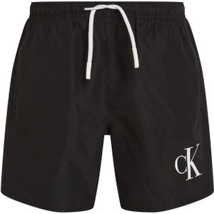 Calvin Klein Swimwear Zwemshorts  zwart / wit