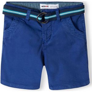 MINOTI Broek  donkerblauw / bloedrood / wit