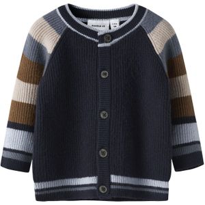 NAME IT Gebreid vest  lichtbeige / navy / lichtblauw / kaki