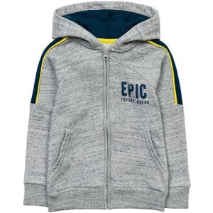 MINOTI Sweatvest  navy / geel / lichtgrijs