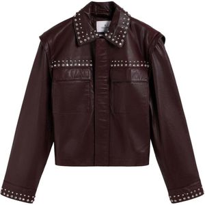 Scalpers Tussenjas  wijnrood