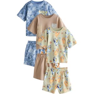 Next Nachtkledij  donkerbeige / blauw / pastelgroen / oranje