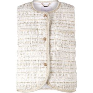 Rich & Royal - Gilet - Dames - Ronde Hals - Knoopsluiting