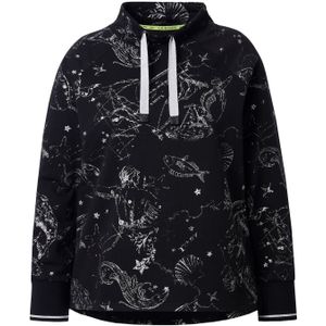 LAURASØN Sweatshirt  grafiet / wit