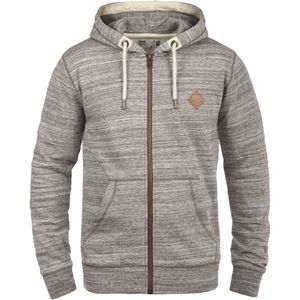 !Solid Sweatvest 'Craig'  bruin / wit