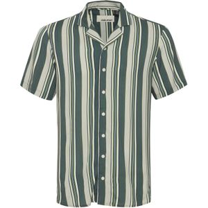 BLEND Overhemd  blauw / groen / wit