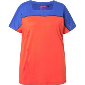 Ulla Popken Shirt  blauw / oranje