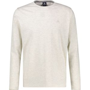 LERROS - Sweatshirt - Beige Gemêleerd - Lange Mouw - Slanke Pasvorm