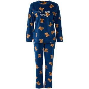 Trendyol Pyjama  indigo / karamel / lichtbruin / wit