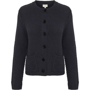 Part Two Gebreid vest  nachtblauw