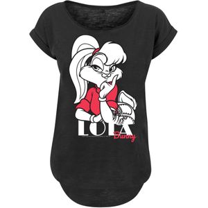 F4NT4STIC Shirt 'Looney Tunes Lola Bunny'  rood / zwart / wit