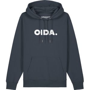 Watapparel Sweatshirt ' Oida '  antraciet / wit