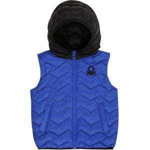 UNITED COLORS OF BENETTON Bodywarmer  kobaltblauw / zwart