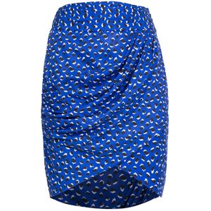 Influencer Rok  royal blue/koningsblauw / wit