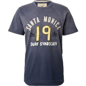 HOLLISTER Shirt  indigo / geel / zwart / wit