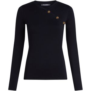 Karl Lagerfeld Shirt  zwart