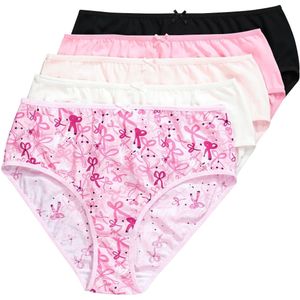 Ulla Popken Slip  pasteloranje / lichtoranje / zwart / wit