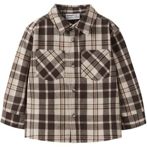 Overshirt - Geruit - Blouse - Lange Mouwen - Regular Fit