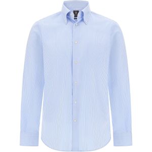 Boggi Milano Overhemd  lichtblauw / wit