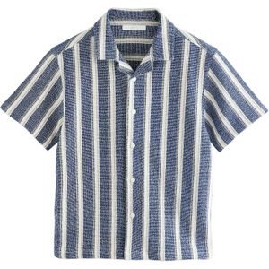 Next Overhemd  beige / blauw / wit