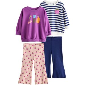 Next Set  kobaltblauw / lila / pink / rosa / natuurwit