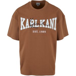 Karl Kani Shirt  bruin / wit