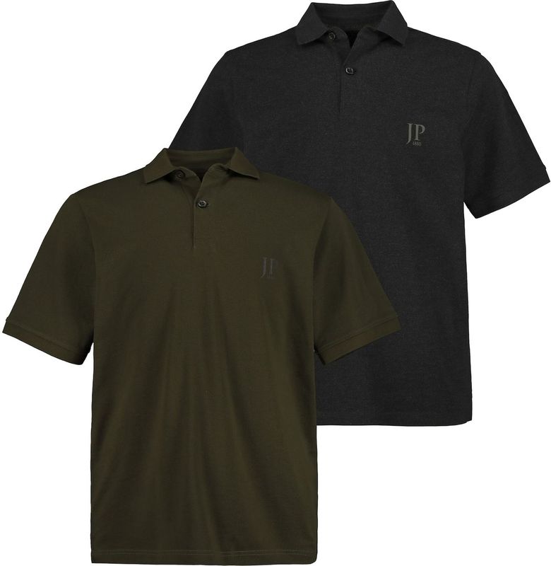 JP 1880 - Poloshirt - Avocado - Voordeelverpakking - 2 Shirts