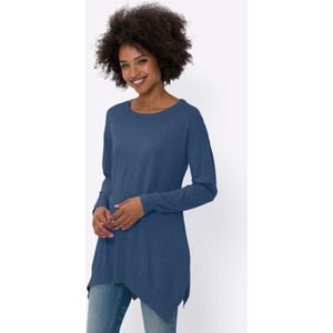 heine - Gebreide Trui - Royalblauw - 100% Katoen