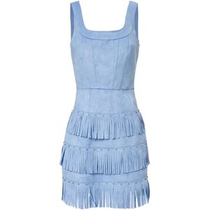 Influencer Jurk  azuur