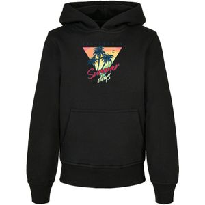 F4NT4STIC Sweatshirt 'California Summer Days Palm'  saffier / lichtgeel / rood / zwart